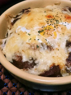残ったカレーで!簡単カフェ風焼きカレー-レシピのメイン写真