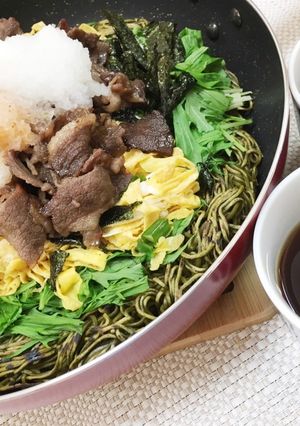 逃げ恥レシピ：わが家のアレンジ瓦そば２-レシピのメイン写真