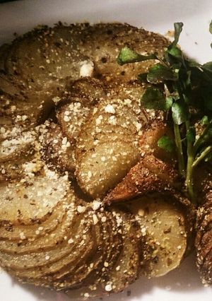 ★ヤーコンdeカレー風味ハッセルバック★-レシピのメイン写真