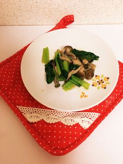 小松菜としめじのお浸し-レシピのメイン写真