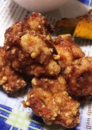 ふっくらジュシー♪味付き唐揚げ♡-レシピのメイン写真