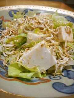 じゃこと豆腐のサラダ-レシピのメイン写真