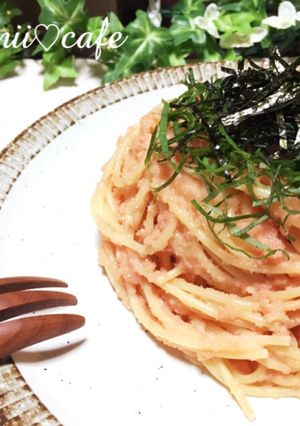 和風♪たらこパスタ♡-レシピのメイン写真