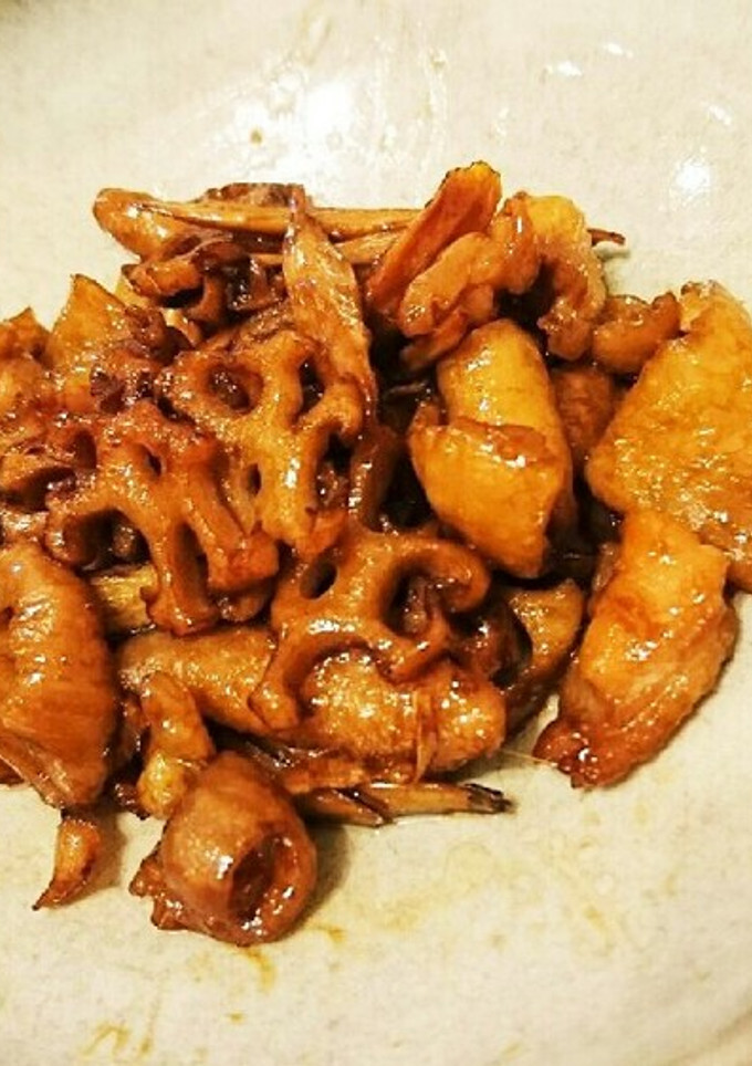 鶏皮と根菜のきんぴら風炒め-レシピのメイン写真