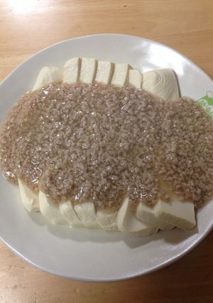 鶏挽肉の豆腐あんかけ-レシピのメイン写真
