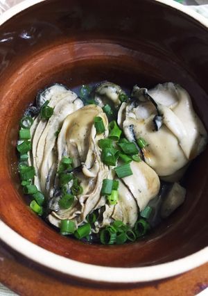釜飯の器で牡蠣の酒蒸し-レシピのメイン写真