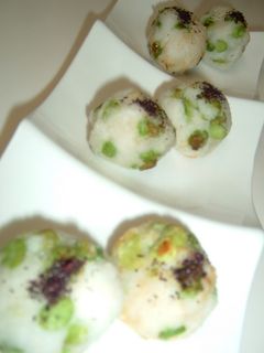 超簡単!!里芋&枝豆団子-レシピのメイン写真