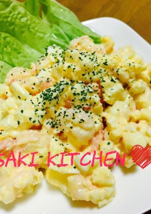 ♡海老のぷりぷり卵サラダ♡-レシピのメイン写真