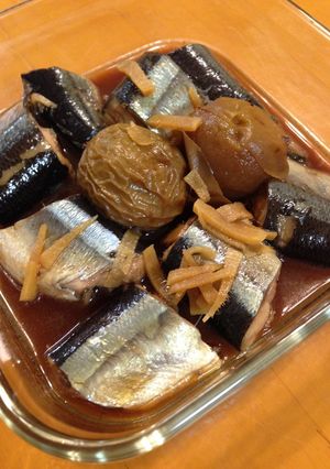 梅酒の梅で秋刀魚の煮付け-レシピのメイン写真