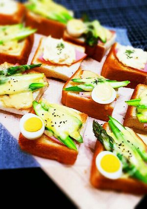 簡単☆おもてなし☆華やかトースト-レシピのメイン写真
