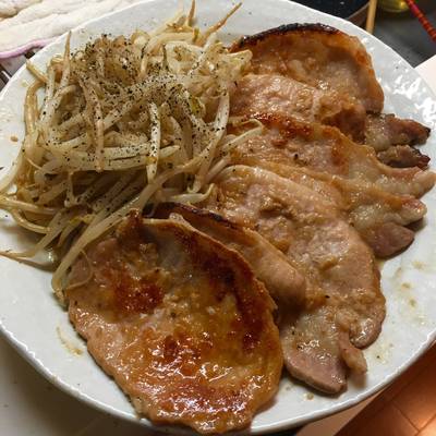 フライパンを使わない生姜焼き