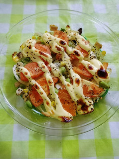 とろ~り♪玉ねぎとトマトのマヨネーズ焼き-レシピのメイン写真