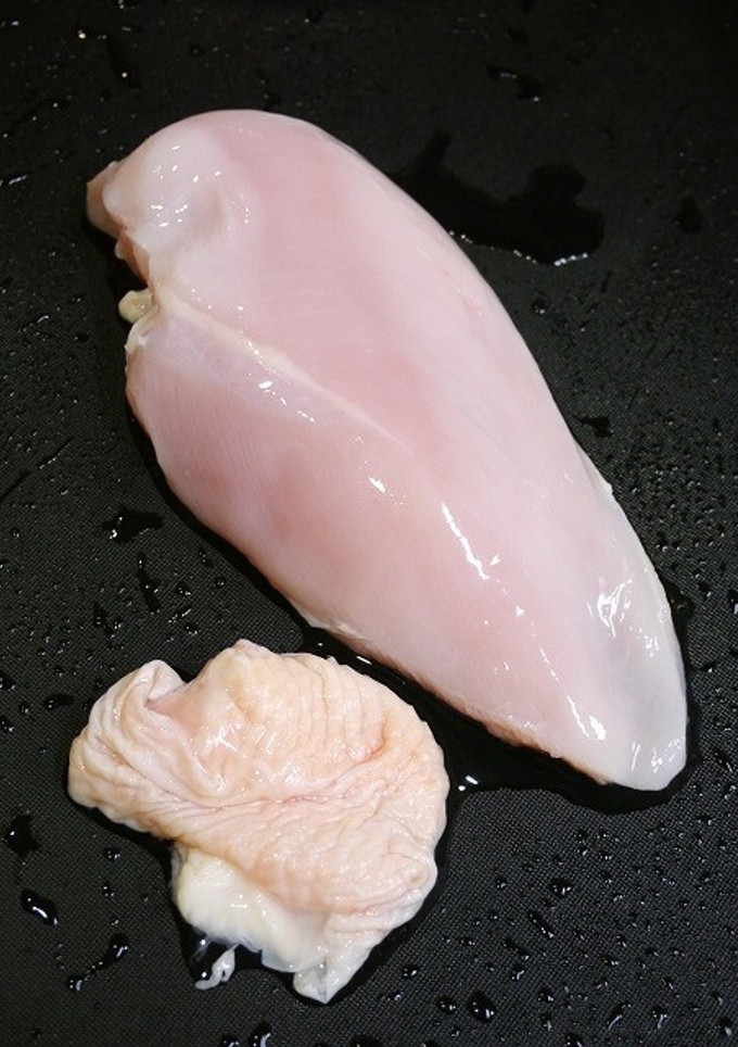 初めてでも簡単♪ムネ肉の下処理-レシピのメイン写真