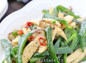 作り置き＊ピリ辛大人無限エリンギピーマン-レシピのメイン写真