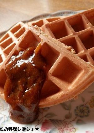 簡単ノンオイル★ふわふわプルーンワッフル-レシピのメイン写真