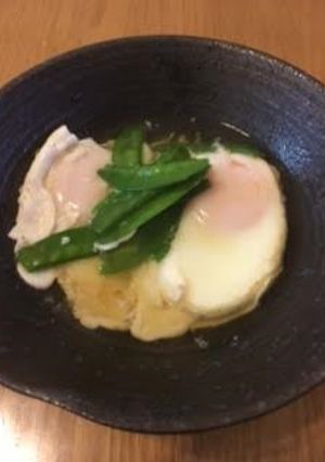 【簡単】【時短】うちの定番♡きぬさや卵煮-レシピのメイン写真