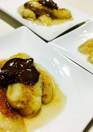脳のおやつ！チョコバナナソテー-レシピのメイン写真