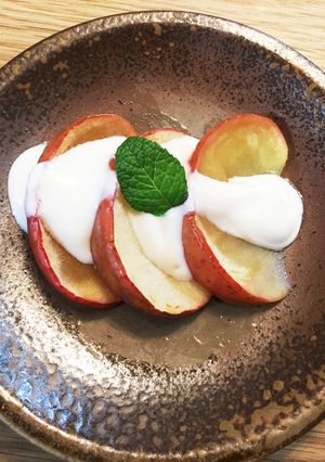 レンジで簡単!ホッとりんご☆-レシピのメイン写真
