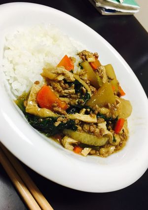 残り物で！大根のひき肉あんかけ☆-レシピのメイン写真
