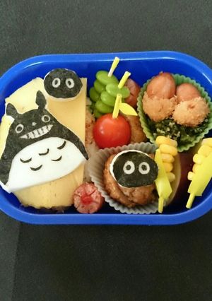 トトロキャラ弁-レシピのメイン写真