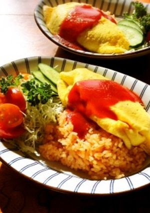 昭和オムレツライス-レシピのメイン写真