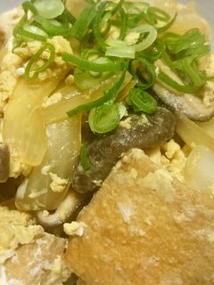 厚揚げと椎茸の卵とじ-レシピのメイン写真