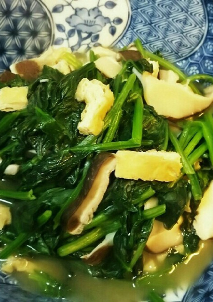 ほうれん草のおあげ煮-レシピのメイン写真