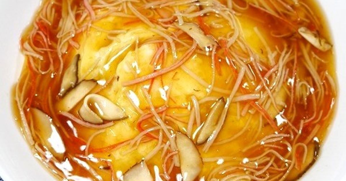 簡単！天津飯☆カニかま餡だく by だんどり亭 【クックパッド】 簡単