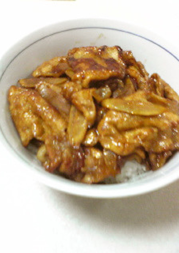 我んとこの、かば焼き豚丼-レシピのメイン写真