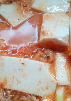 ココナッツオイル鍋～キムチ豆腐鍋～-レシピのメイン写真