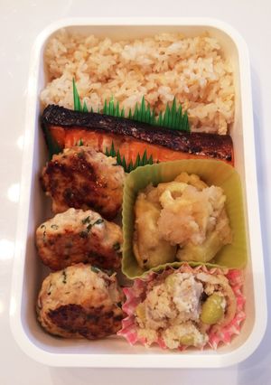 毎日男弁当⁂鮭のみりん漬け焼き弁当-レシピのメイン写真