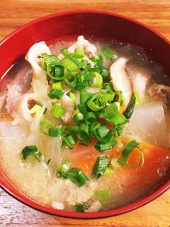 3分で豚汁!野菜の旨味たっぷり圧力鍋調理-レシピのメイン写真