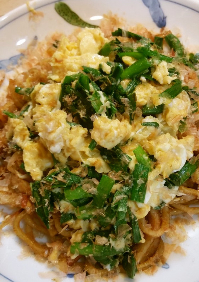 もやしと竹輪の✡焼きそば✡にら玉のせ-レシピのメイン写真