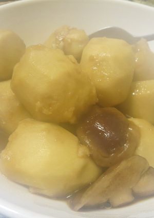 簡単☆めんつゆで里芋ときのこの煮物-レシピのメイン写真