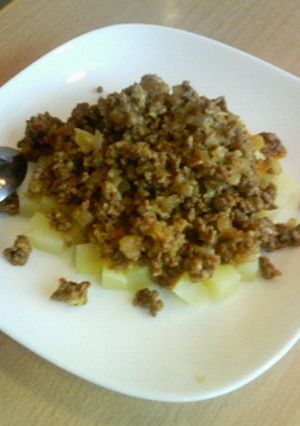 鍋いらず♪中華風キーマカレー-レシピのメイン写真