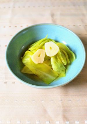 キャベツのにんにく煮浸し☆簡単レンジ副菜-レシピのメイン写真