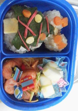 クリスマスツリーのお弁当-レシピのメイン写真