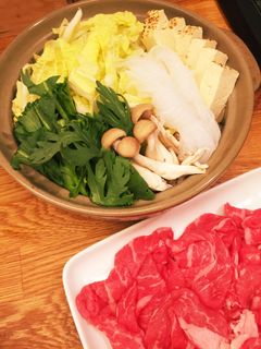 簡単スキヤキ-レシピのメイン写真
