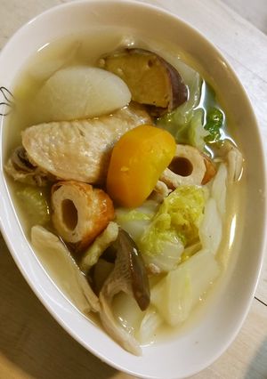 鳥手羽と野菜のスープで★今日のポトフ-レシピのメイン写真