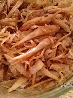ごぼうと糸こんの炒めもの-レシピのメイン写真