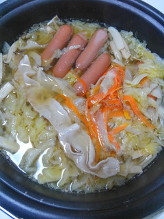 野菜の甘さで♪豚しゃぶキャベツ鍋-レシピのメイン写真