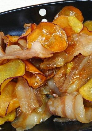 照り照り豚バラ&さつまいも✨かさまし料理-レシピのメイン写真