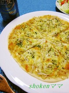 しらすとネギのおつまみピザ♪-レシピのメイン写真