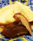 ＊たけのこと干し椎茸＊の簡単だしたき♪