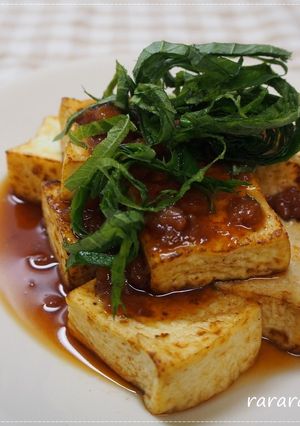 作り置き☆梅ソース～豆腐ステーキに！-レシピのメイン写真