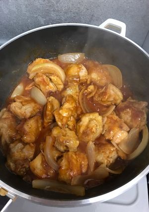 鶏もも肉のバーベキュー風ソテー-レシピのメイン写真