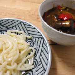รูปของ カレーうどんつけ麺風