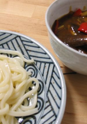 カレーうどんつけ麺風-レシピのメイン写真