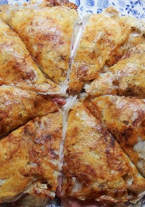 食物繊維たっぷり♪れんこんピザ-レシピのメイン写真