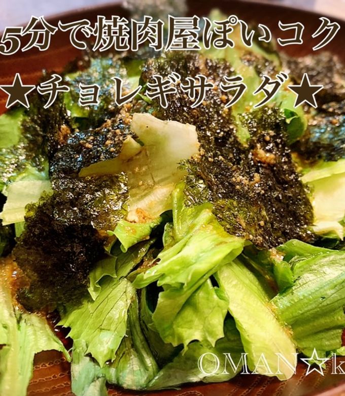 チョレギサラダ チョレギサラダ】鶏肉と豆腐で大満足！のレシピ動画 | レシピ